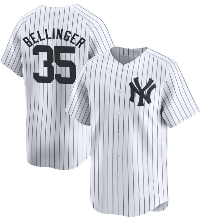 seanshop  New York Yankees #35 Cody Bellinger White  2024 Home Limited With Name Stitched Jersey