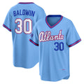 seanshop Atlanta Braves #30 Drake Baldwin Powder Blue  2026 City Connect Stadium Jersey