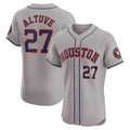 seanshop Houston Astros #27 Jose Altuve Gray  Road Elite Player Jersey