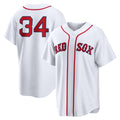 seanshop Boston Red Sox #34 David Ortiz White  Home Replica Jersey