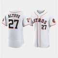 seanshop Houston Astros #27 Jose Altuve White  60th Anniversary Flex Base Stitched Jersey