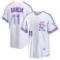 seanshop  Kansas City Royals #11 Maikel Garcia White  2026 City Connect Stadium Jersey