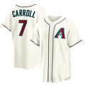 seanshop  Arizona Diamondbacks #7 Corbin Carroll Cream  Home Replica Jersey