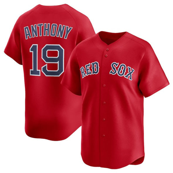 seanshop Boston Red Sox #19 Roman Anthony Red  2024 Alternate Limited Stitched Jersey