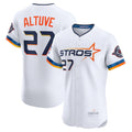 seanshop Houston Astros #27 Jose Altuve White  2025 City Connect Elite Player Jersey