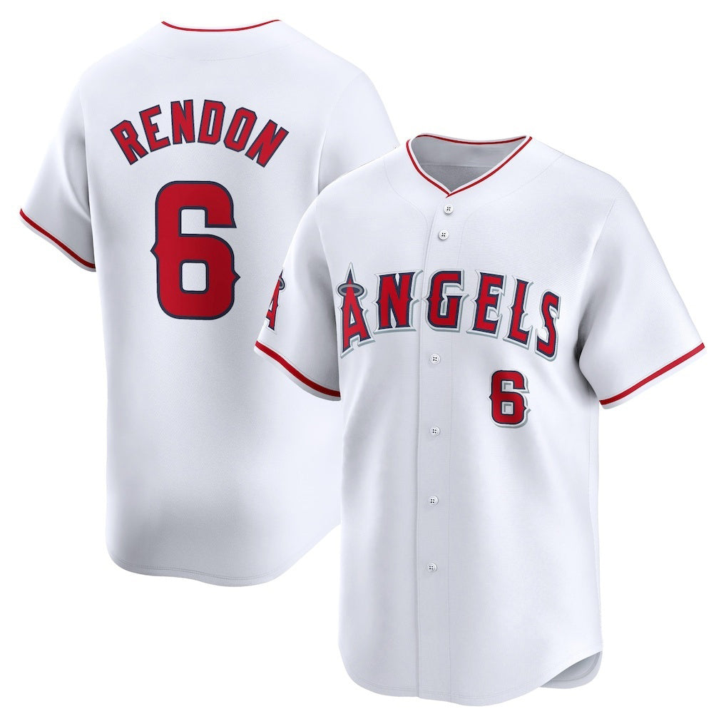seanshop Los Angeles Angels #6 Anthony Rendon White  Home Limited Player Jersey