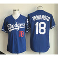 seanshop Los Angeles Dodgers #18 Yoshinobu Yamamoto Royal  Limited Stitched Jersey