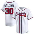 seanshop Atlanta Braves #30 Drake Baldwin White  2025 Home Limited Stitched Jersey