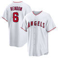 seanshop Los Angeles Angels #6 Anthony Rendon White  Home Replica Player Name Jersey