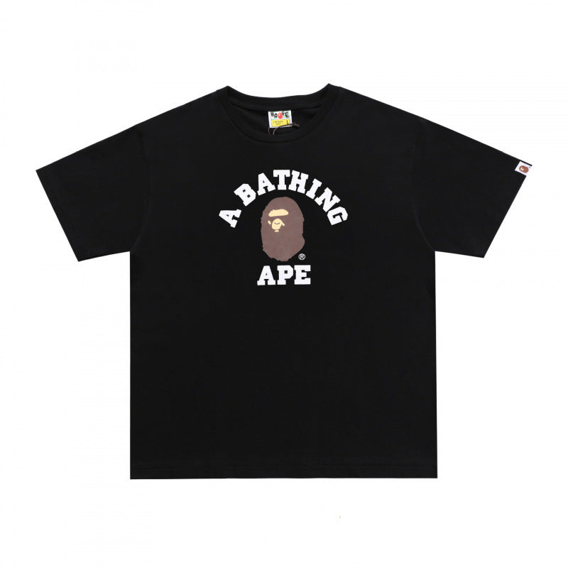 T-shirts high-end trendy short-sleeve short-sleeve unisex letter print