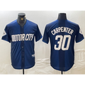 seanshop Detroit Tigers #30 Kerry Carpenter 2024 Navy  City Connect Cool Base Limited Stitched Jersey