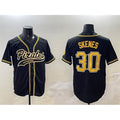 seanshop  Pittsburgh Pirates #30 Paul Skenes Black  Cool Base Stitched Jersey
