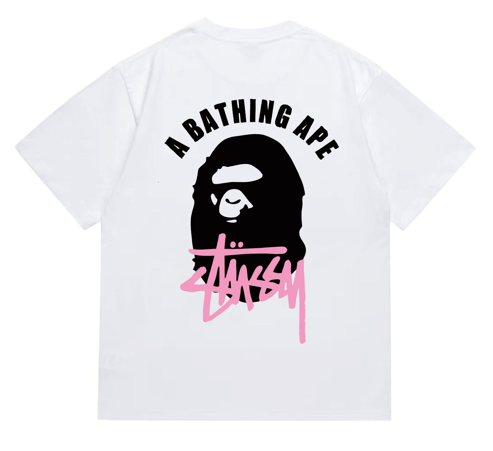 T-shirts high-end trendy short-sleeve short-sleeve unisex letter print