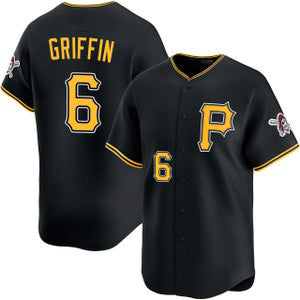 seanshop  Pittsburgh Pirates #6 Konnor Griffin Black  Alt Limited Jersey