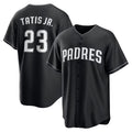 seanshop  San Diego Padres #23 Fernando Tatis Jr. Black  Limited Stitched Jersey