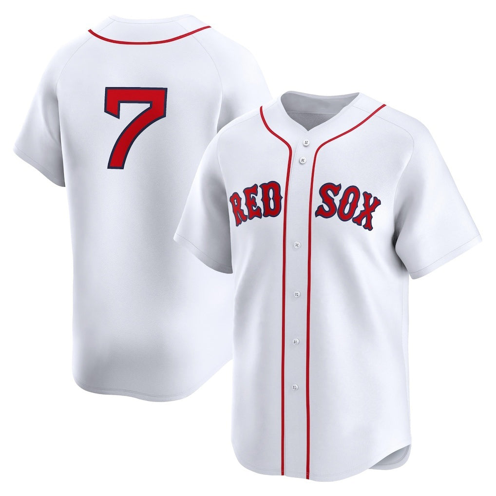 seanshop Boston Red Sox #7 Masataka Yoshida White  Home Limited Player Jersey