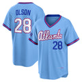 seanshop Atlanta Braves #28 Matt Olson Powder Blue  2026 City Connect Stadium Jersey