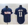seanshop  New York Yankees #11 Anthony Volpe Navy  Bronx Graffiti Vapor Limited Stitched Jersey
