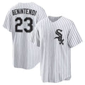 seanshop  Chicago White Sox #23 Andrew Benintendi White-Black  Home Official Player Jersey