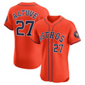 seanshop Houston Astros #27 Jose Altuve Orange  Alternate Elite Player Jersey