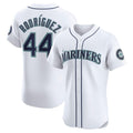 seanshop  Seattle Mariners #44 Julio Rodr¨ªguez White  Home Elite Jersey