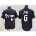 seanshop  Texas Rangers #6 Josh Jung Black  Mexico 2025 Vapor Premier Limited Stitched Jersey