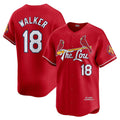 seanshop  St. Louis Cardinals #18 Jordan Walker Red  City Connect Limited Player Jersey