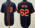 seanshop  San Francisco Giants #62 Logan Webb Black  Limited Jersey