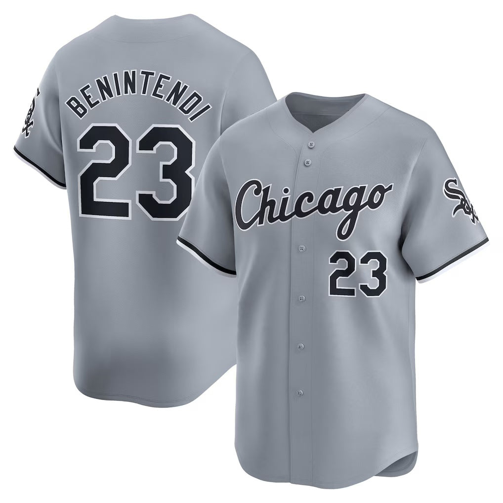 seanshop  Chicago White Sox #23 Andrew Benintendi White  Road Limited Player Jersey