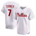 seanshop  Philadelphia Phillies #7 Trea Turner White  Home Limited Player Jersey