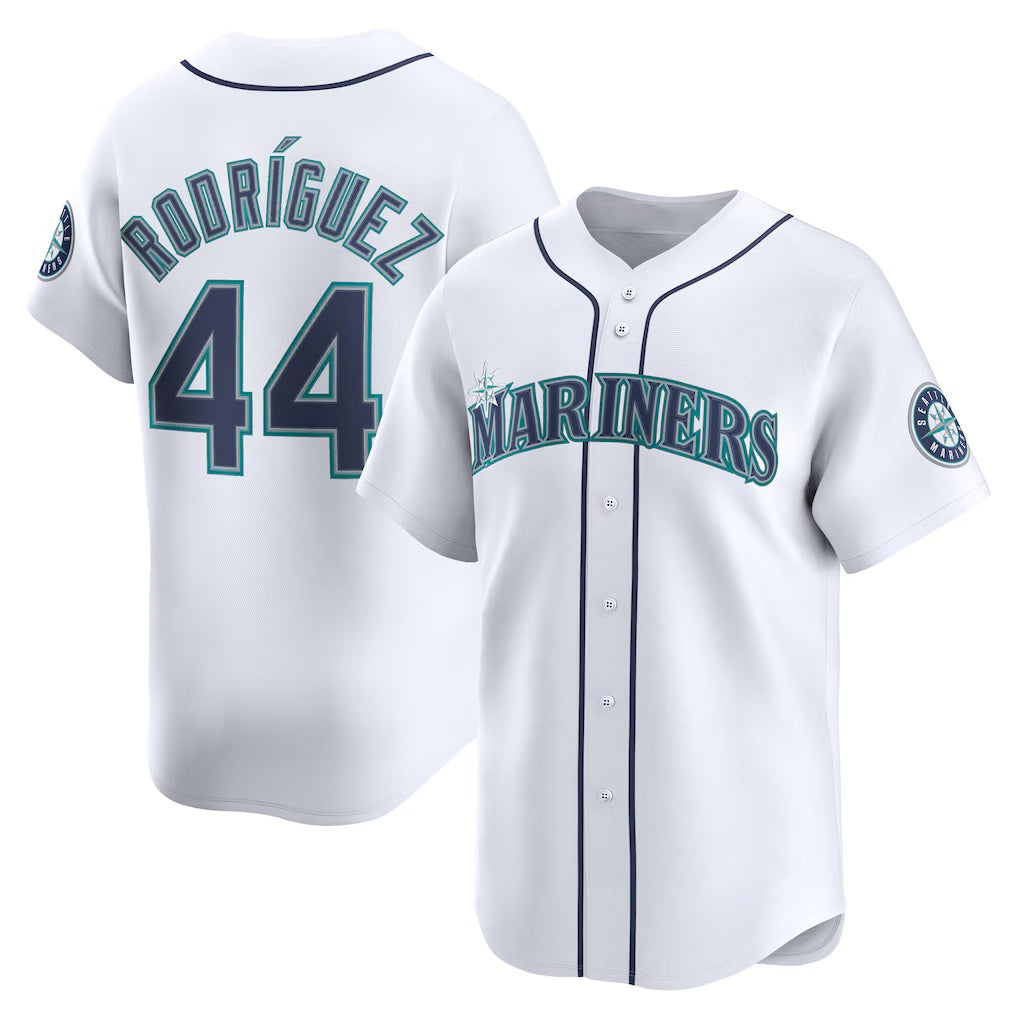 seanshop  Seattle Mariners #44 Julio Rodr¨ªguez White  Home Limited Player Jersey