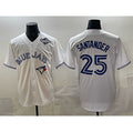seanshop   Toronto Blue Jays #25 Anthony Santander White  2025 World Series Home Cool Base Stitched Jersey