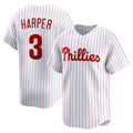 seanshop  Philadelphia Phillies #3 Bryce Harper White  Home Limited Player Jersey