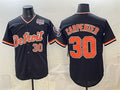 seanshop Detroit Tigers #30 Kerry Carpenter Black  2026 Alternate USA 250' Patch Vapor Premier Limited Stitched Jersey