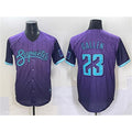 seanshop  Arizona Diamondbacks #23 Zac Gallen Purple  2025 City Connect Limited Stitched Jersey