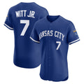 seanshop  Kansas City Royals #7 Bobby Witt Jr. Royal  Alternate 2 Elite Player Jersey