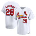 seanshop  St. Louis Cardinals #28 Nolan Arenado White  Home Limited Player Jersey