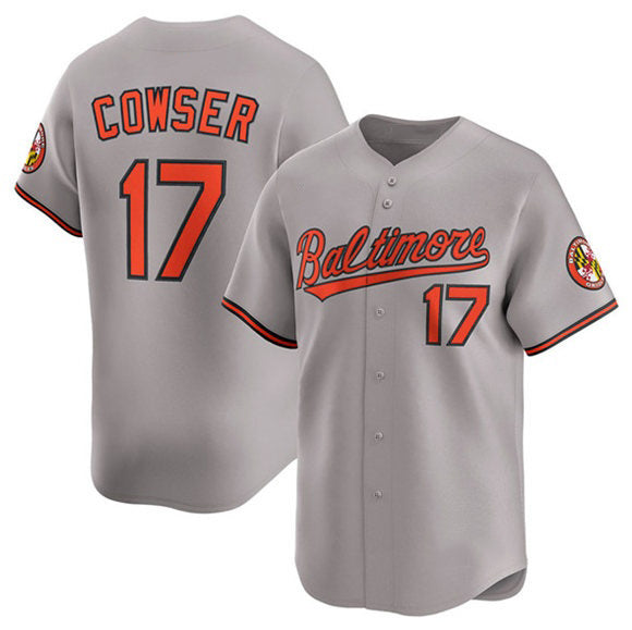 seanshop Baltimore Orioles #17 Colton Cowser Gray  2025 Limited Stitched Jersey