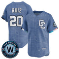 seanshop   Washington Nationals #20 Keibert Ruiz Blue  2025 City Connect Limited Stitched Jersey