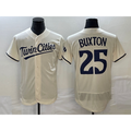 seanshop  Minnesota Twins #25 Byron Buxton 2023 Cream  Flex Base Stitched Jersey