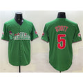 seanshop  Philadelphia Phillies #5 Bryson Stott Green  Phanatic Limited Stitched Jersey