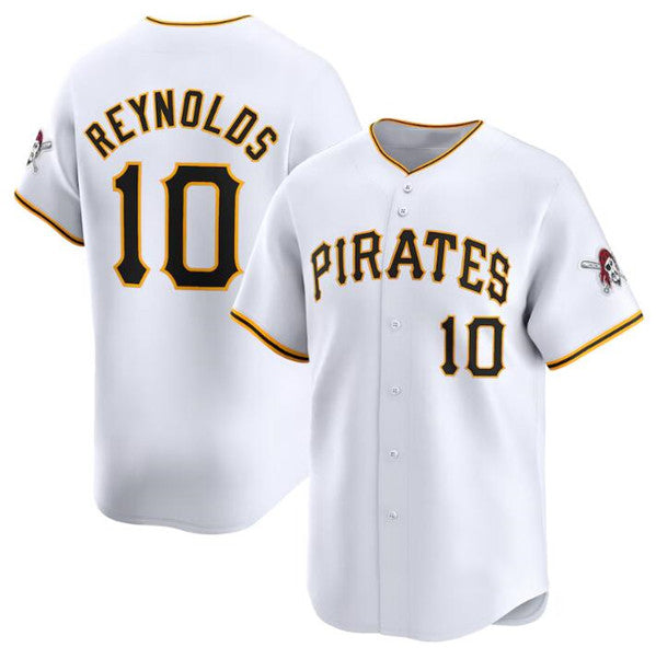 seanshop  Pittsburgh Pirates #10 Bryan Reynolds White  Home Limited Stitched Jersey