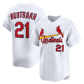 seanshop  St. Louis Cardinals #21 Lars Nootbaar White  Home Limited Player Jersey