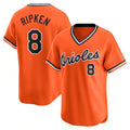 seanshop Baltimore Orioles #8 Cal Ripken Jr. Orange  Throwback Cooperstown Limited Jersey