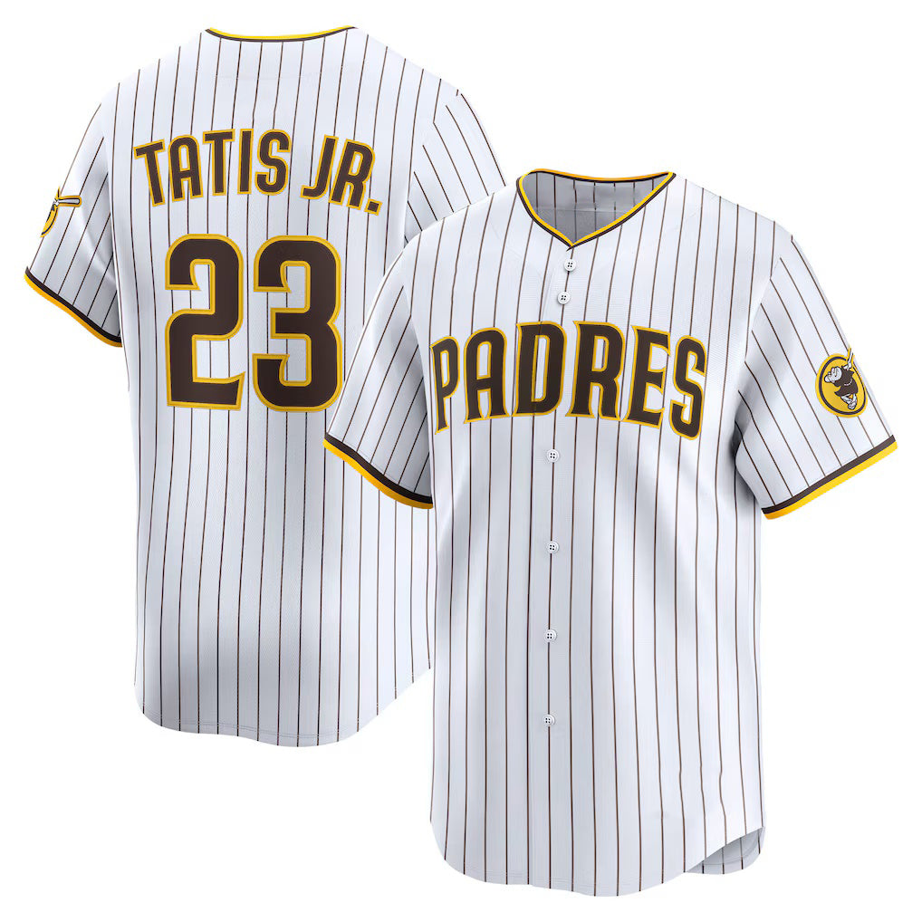 seanshop  San Diego Padres #23 Fernando Tatis Jr. White  Home Limited Player Jersey