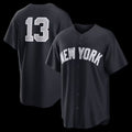 seanshop  New York Yankees #13 Jazz Chisholm Jr. Navy  Alternate Replica Jersey 2