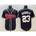 seanshop Atlanta Braves #23 Michael Harris II Black  Cool Base Stitched Jersey