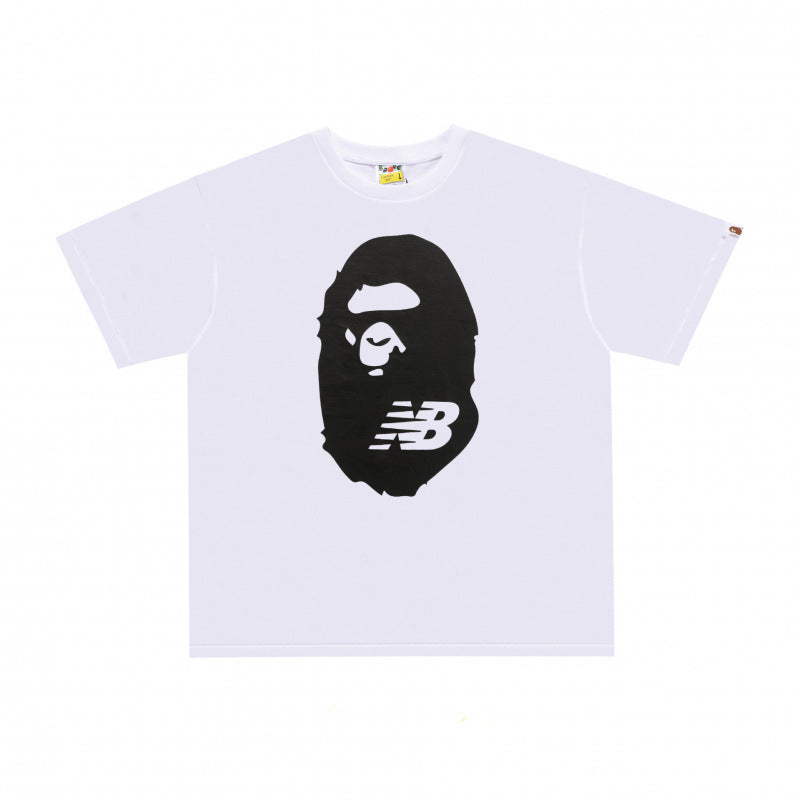 T-shirts high-end trendy short-sleeve short-sleeve unisex letter print