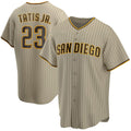 seanshop  San Diego Padres #23 Fernando Tatis Jr. Tan  Alternate Replica Player Jersey