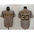 seanshop  Pittsburgh Pirates #30 Paul Skenes Grey  Stitched Jersey